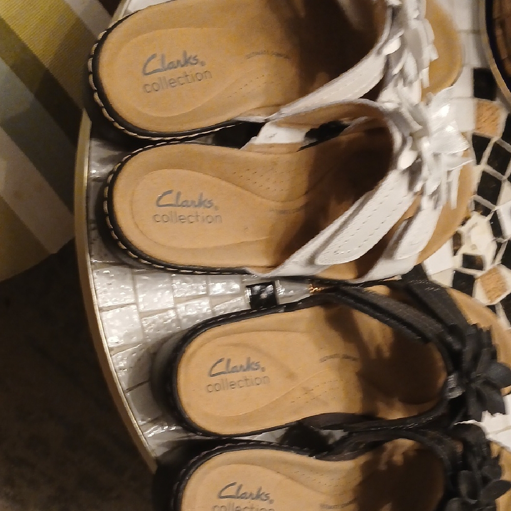 Two Pairs Of Clark's Sandals